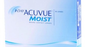 1-Day Acuvue Moist 90 Pack Contact Lenses (90 lenses/box – 1 box)